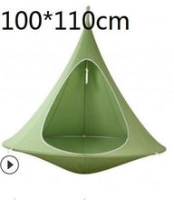 Load image into Gallery viewer, UFO Shape Teepee Tree Hanging Silkworm Cocoon Swing Chair For Kids &amp; Adults Indoor Outdoor Hammock Tent Hamaca Patio Furniture