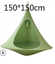 Load image into Gallery viewer, UFO Shape Teepee Tree Hanging Silkworm Cocoon Swing Chair For Kids &amp; Adults Indoor Outdoor Hammock Tent Hamaca Patio Furniture
