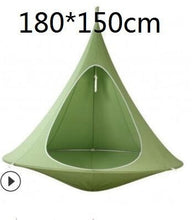 Load image into Gallery viewer, UFO Shape Teepee Tree Hanging Silkworm Cocoon Swing Chair For Kids &amp; Adults Indoor Outdoor Hammock Tent Hamaca Patio Furniture