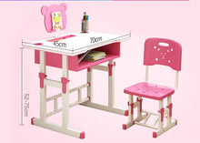 Load image into Gallery viewer, Kids Furniture Children Study Table and Chair Set Household Desk and Stools Students Furniture Combination Muebles De Madera