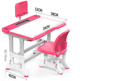 Load image into Gallery viewer, Kids Furniture Children Study Table and Chair Set Household Desk and Stools Students Furniture Combination Muebles De Madera