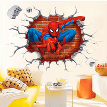 Load image into Gallery viewer, New Spider-Man stereo wall-to-wall children's room bedroom wall sticker wholesale removable