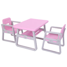 Load image into Gallery viewer, Kids Table and Chairs Set for Toddlers Lego Reading 2  Seats with 1 Tables Sets desk chair  kids furniture