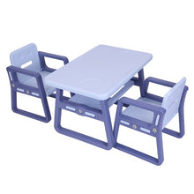 Load image into Gallery viewer, Kids Table and Chairs Set for Toddlers Lego Reading 2  Seats with 1 Tables Sets desk chair  kids furniture
