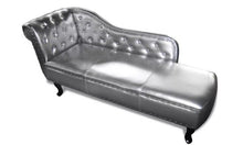 Load image into Gallery viewer, VidaXL Chesterfield Chaise Sofa Upholstered Silver Luxury Sofa Elegant Chaise Lounge Deco Sofa Buying Agent Wholesale