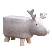 Load image into Gallery viewer, children dwarf stool creativity  animal stool  Elephant  cartoon sofa In shoes stool  kids furniture  kids stool