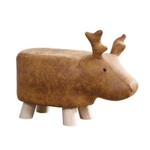 Load image into Gallery viewer, children dwarf stool creativity  animal stool  Elephant  cartoon sofa In shoes stool  kids furniture  kids stool
