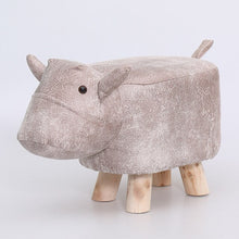 Load image into Gallery viewer, children dwarf stool creativity  animal stool  Elephant  cartoon sofa In shoes stool  kids furniture  kids stool