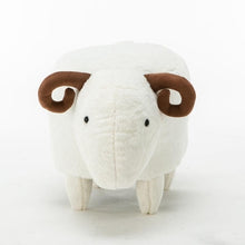 Load image into Gallery viewer, 25%LKM5 European Solid Wood Children's Furniture Pedal Chair Cute Single Lamb Stool Creative Cartoon Home Animal Shoe Bench