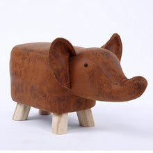 Load image into Gallery viewer, Animal Kids/Nursery Ride-On Sofa Stool Elephant/Puppy/Elk/Dinosaur/Bull Home Kids Bedroom Furniture Decor