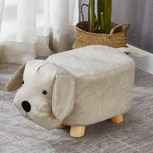 Load image into Gallery viewer, Animal Kids/Nursery Ride-On Sofa Stool Elephant/Puppy/Elk/Dinosaur/Bull Home Kids Bedroom Furniture Decor