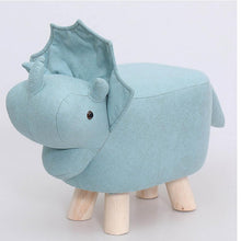 Load image into Gallery viewer, Animal Kids/Nursery Ride-On Sofa Stool Elephant/Puppy/Elk/Dinosaur/Bull Home Kids Bedroom Furniture Decor