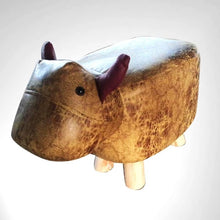 Load image into Gallery viewer, Animal Kids/Nursery Ride-On Sofa Stool Elephant/Puppy/Elk/Dinosaur/Bull Home Kids Bedroom Furniture Decor