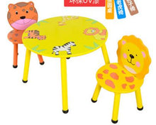 Load image into Gallery viewer, Children furniture suits. Toy table. Solid wood legs