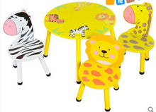Load image into Gallery viewer, Children furniture suits. Toy table. Solid wood legs