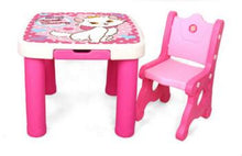 Load image into Gallery viewer, Children furniture suits. Toy table. Solid wood legs
