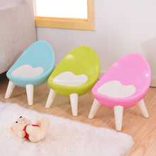 Load image into Gallery viewer, Food-grade thick plastic environmentally friendly material Children's chair stool Infant chair Small stool Children's furniture