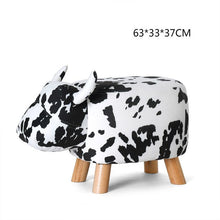 Load image into Gallery viewer, Household Lovely Kids Stool Change Shoe Bench Creativity Washable Tabouret Wooden Children's Furniture Stable Washable Stool