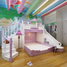 Load image into Gallery viewer, children's Bed, Princess Castle Bed ,princess Furniture Set