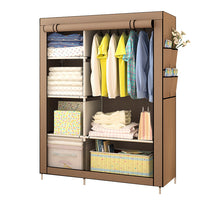 Load image into Gallery viewer, Bedroom Multipurpose Non-woven Cloth Wardrobe Folding Portable Clothing Storage Cabinet Dustproof Cloth Closet Home Furniture